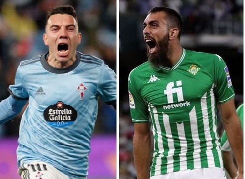 Iago Aspas y Borja Iglesias, máximos goleadores nacionales, se verán las caras este domingo en Balaídos.