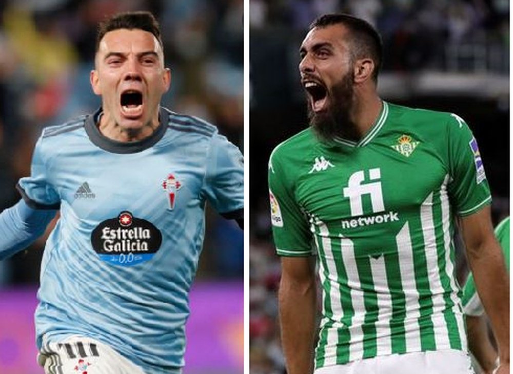 Iago Aspas y Borja Iglesias, máximos goleadores nacionales, se verán las caras este domingo en Balaídos.