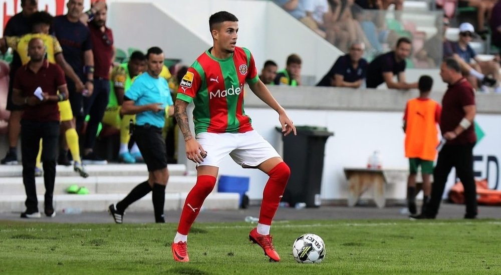 Antonio Zarzana, en un partido con el Marítimo. Foto: @zar10ana