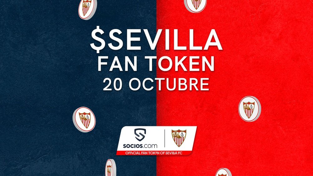 El Sevilla FC y Socios.com sacarán $SEVILLA, el fan token del conjunto andaluz. Foto: Sevilla FC.