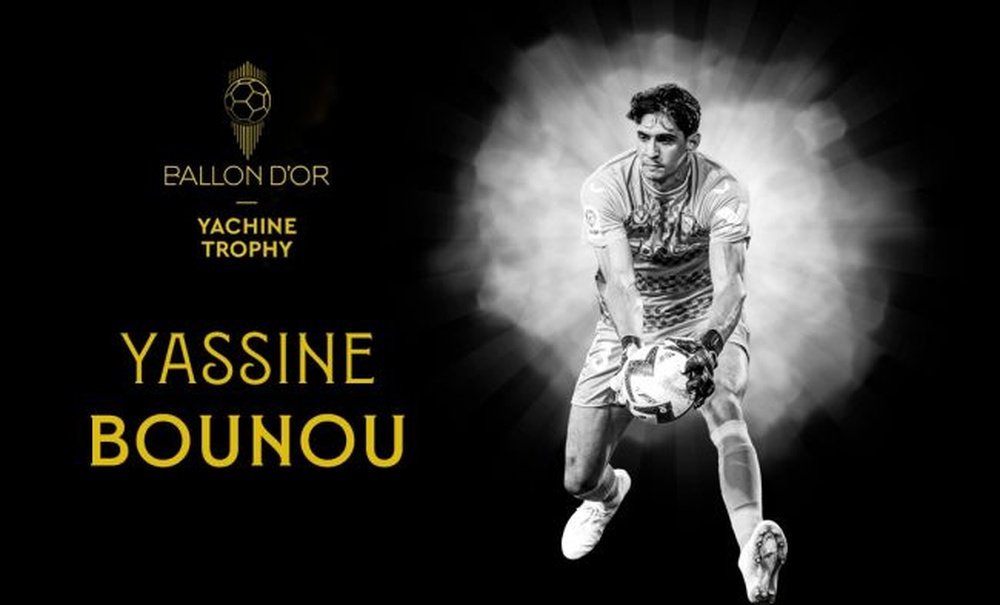 Yassine Bono, noveno mejor portero del mundo. Foto: France Football.