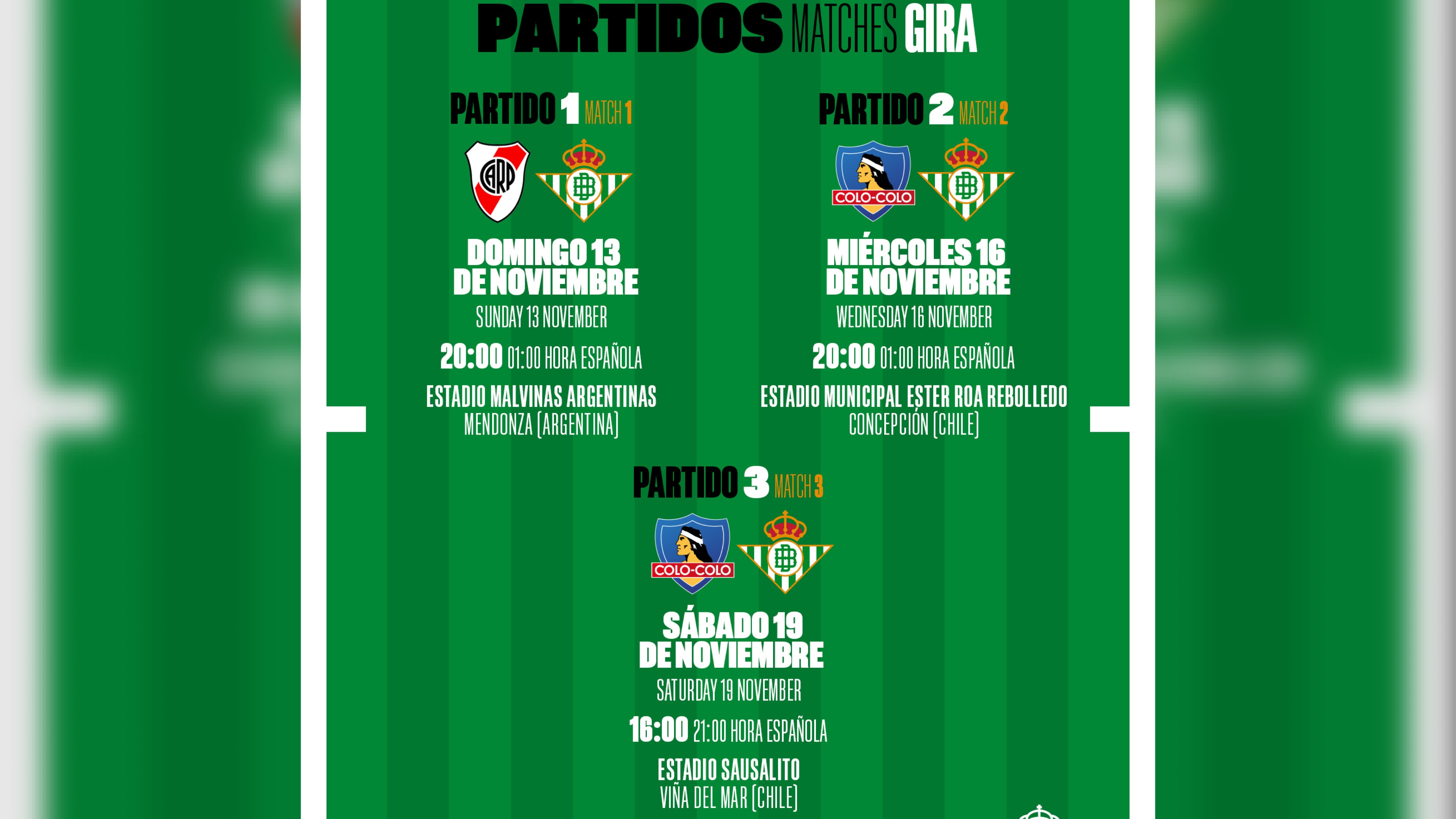 El Betis aprovechará el Mundial para hacer una gira por Argentina y Chile. (RBB)