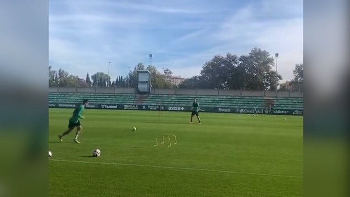 Luiz Felipe y Juanmi entrenan en la Ciudad Deportivo Luis del Sol. (Luiz Felipe Instagram)