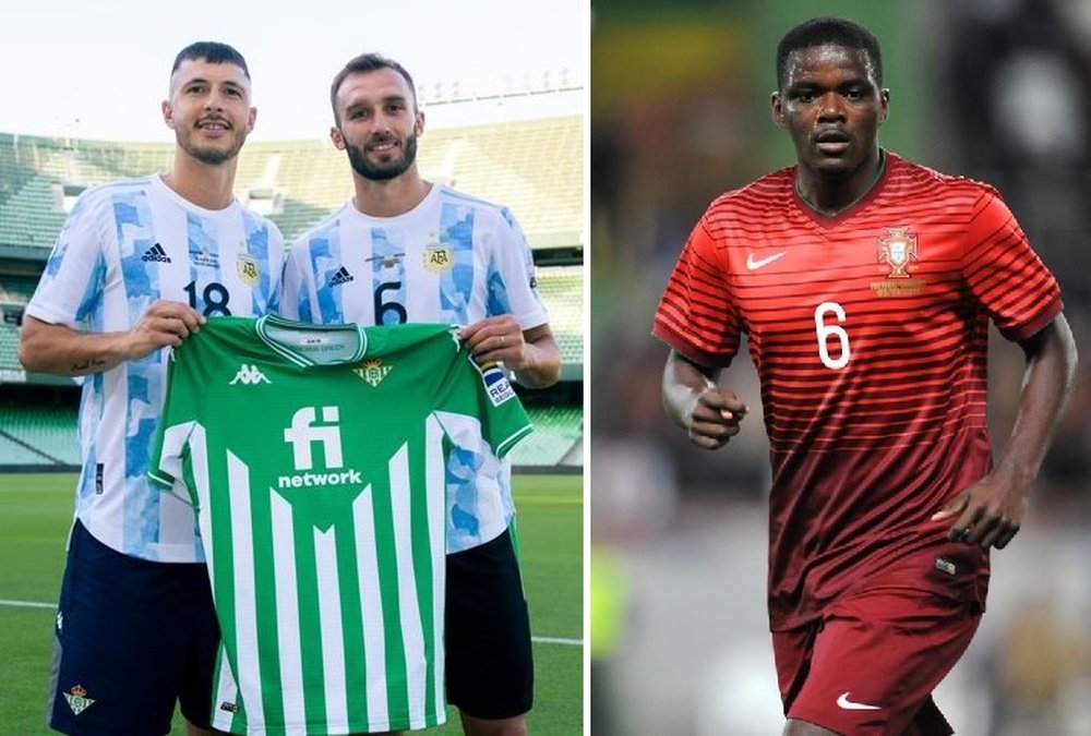 Guido Rodríguez, Germán Pezzella y William Carvalho son los tres jugadores del Real Betis que siguen en el Mundial.- RBB