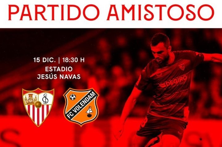 El Sevilla FC-Volendam se traslada al Estadio Jesús Navas por las adversas previsiones meteorológicas