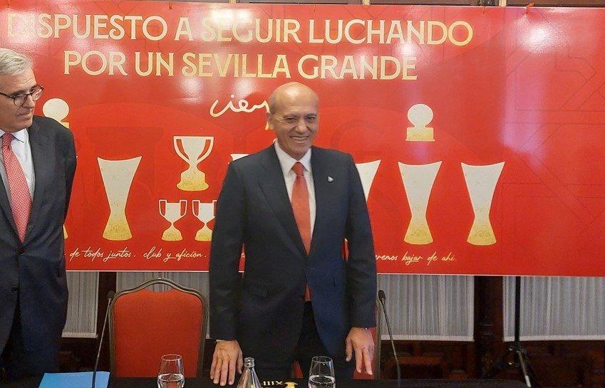 El expresidente del Sevilla FC, José María del Nido Benavente, está convencido de que volverá a la presidencia del club en la Junta de Accionistas de este 29 de diciembre. Foto: Besoccer Sevilla