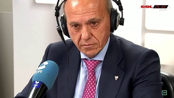 José María del Nido Benavente, expresidente del Sevilla FC, en la entrevista que hoy ha concedido a Deportes COPE Sevilla. Foto: @ElGolazoDeGol