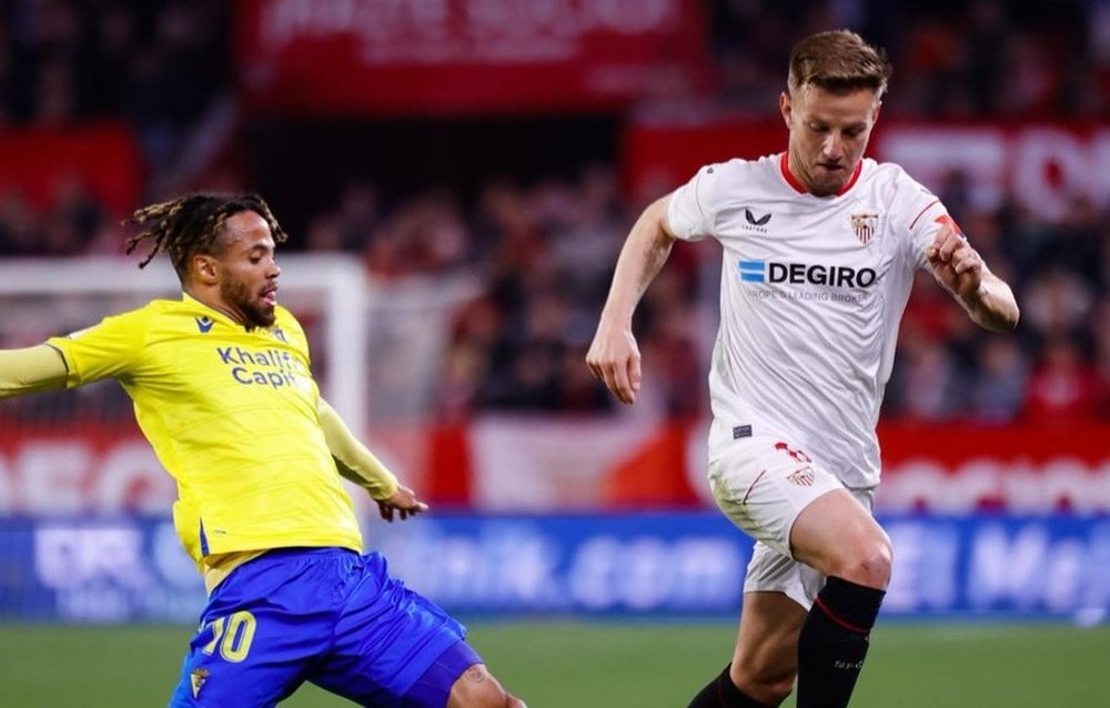 Rakitic, protagonista en el Sevilla FC-Cádiz CF. Foto: @SevillaFC