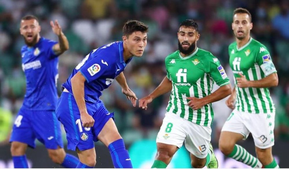 El Real Betis visitará el domingo próximo a un Getafe que encadena tres derrotas seguidas en laLiga.-