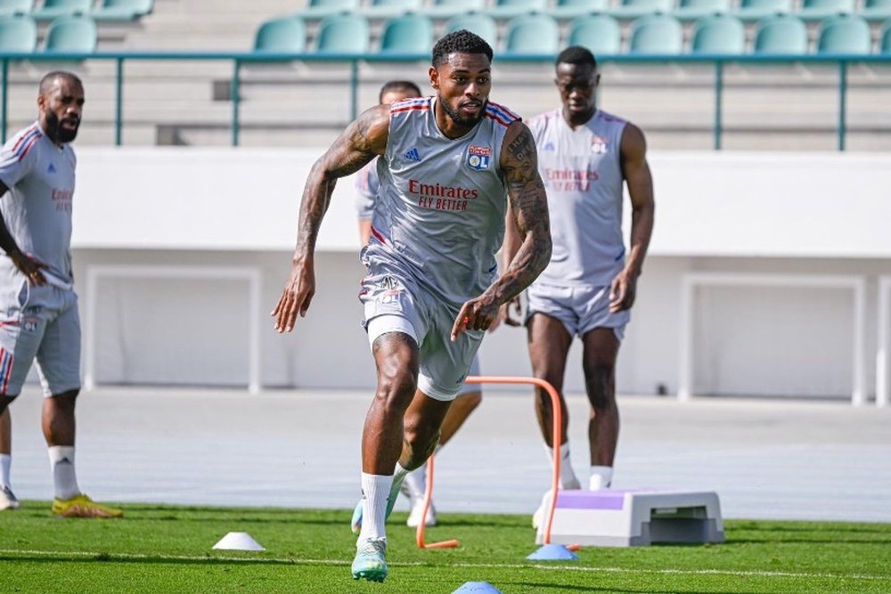 El jugador del Olympique de Lyon Jeff Reine-Adélaïde, quien puede convertirse en breve en el tercer refuerzo del Sevilla FC en este mercado invernal. Foto: @jreineadelaide