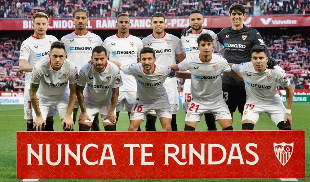 El once del Sevilla FC ante el Elche. Foto: SFC Media