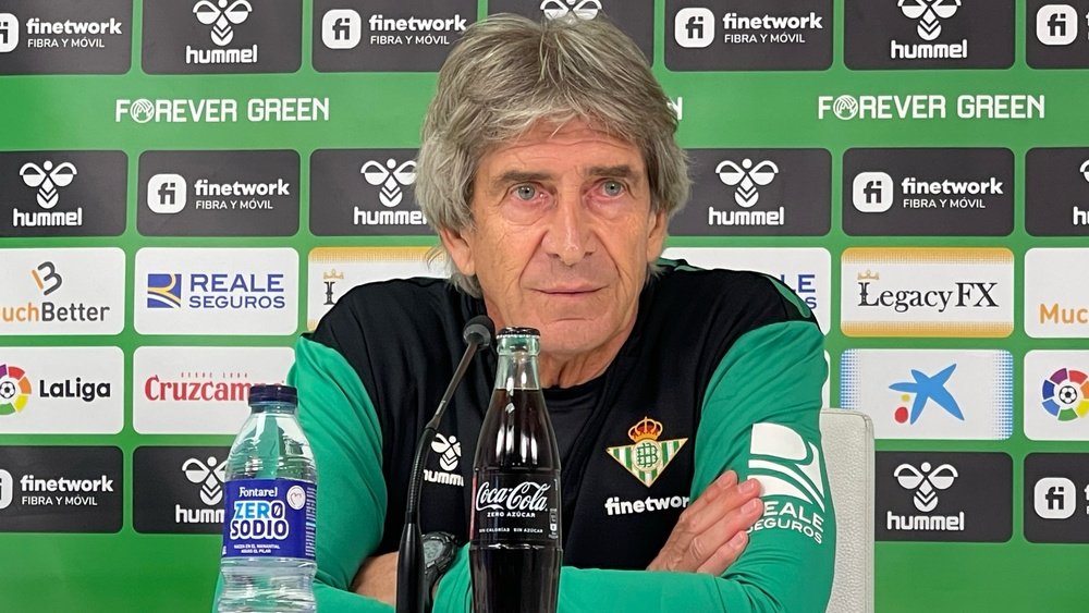 Pellegrini, en la rueda de prensa previa al Almería-Betis.
