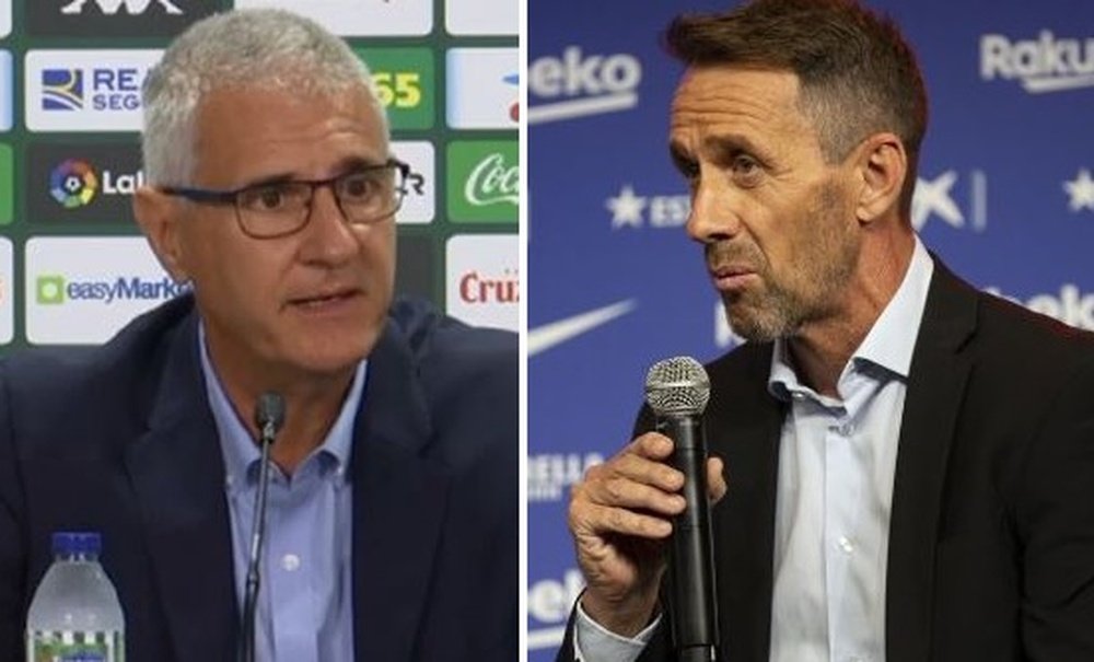 Antonio Cordón y Ramón Planes, que suena con fuerza como su posible sustituto en la dirección deportiva del Real Betis.-