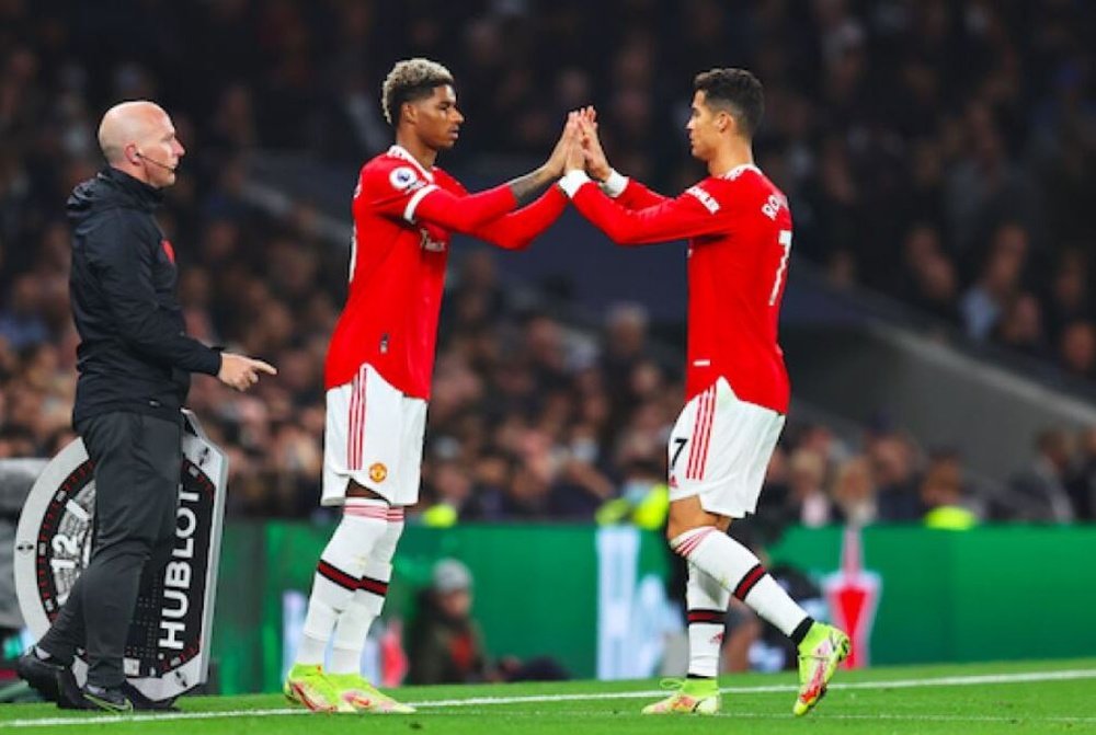 Desde la marcha de Cristiano Ronaldo está brilllando con luz propia Marcus Rashford, que lleva 24 goles marcados en lo que va de temporada.-