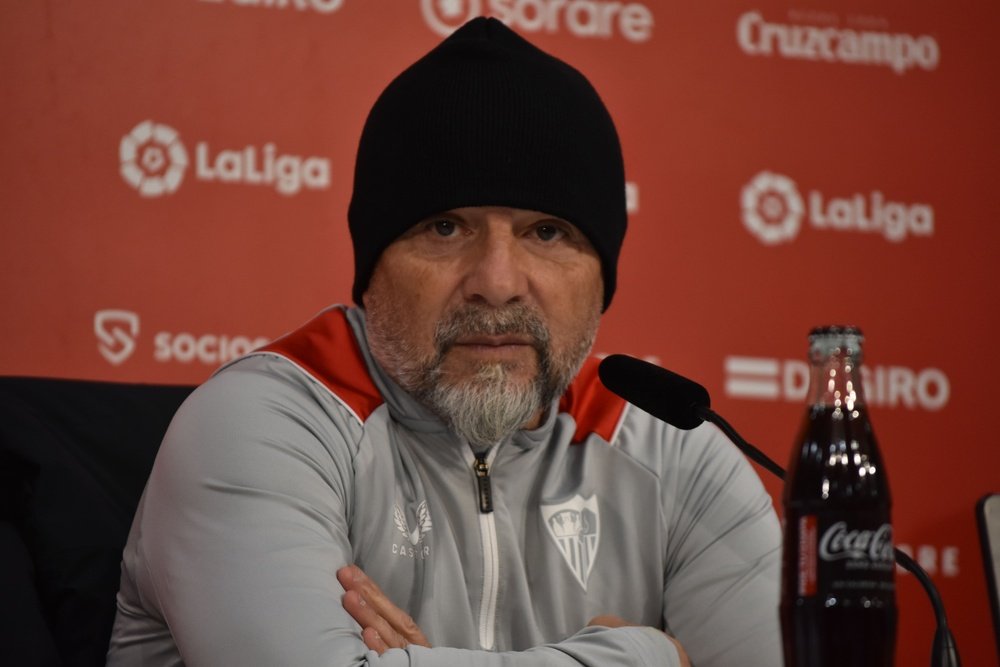 Imagen de Jorge Sampaoli en una rueda de prensa | Imagen: Mario Míjenz