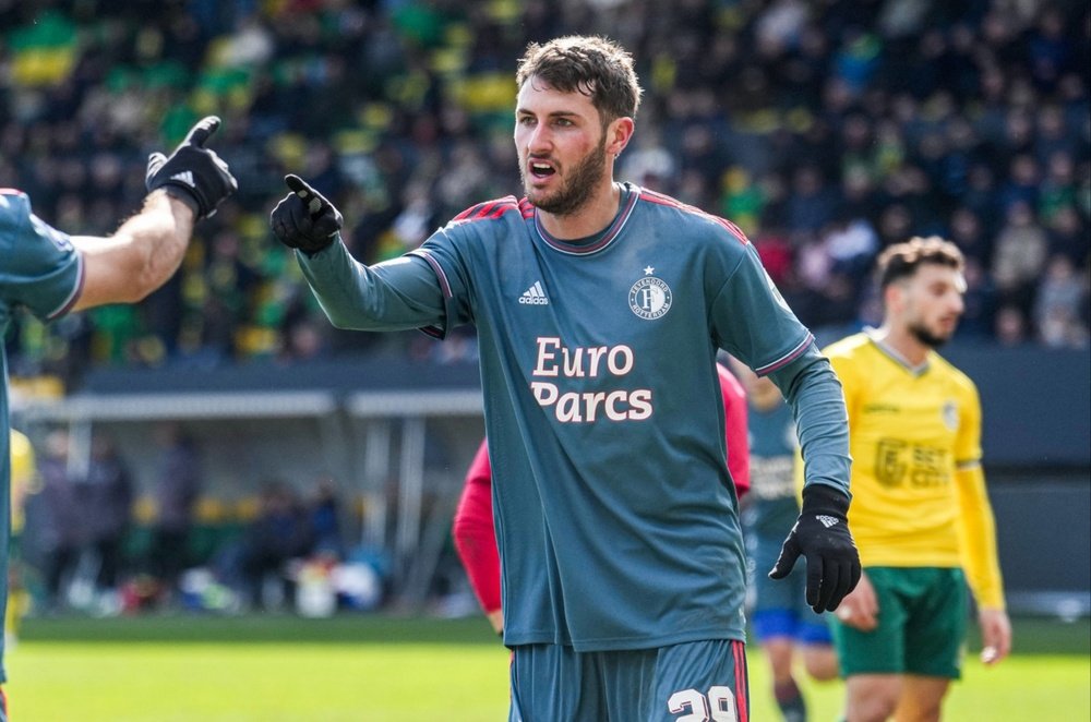 Imagen de Santiago Giménez | Imagen: Feyenoord