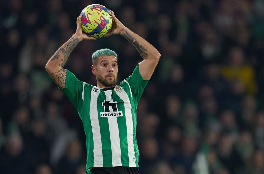 Aitor Ruibal durante el partido ante el Real Madrid en el Benito Villamarín.- RBB