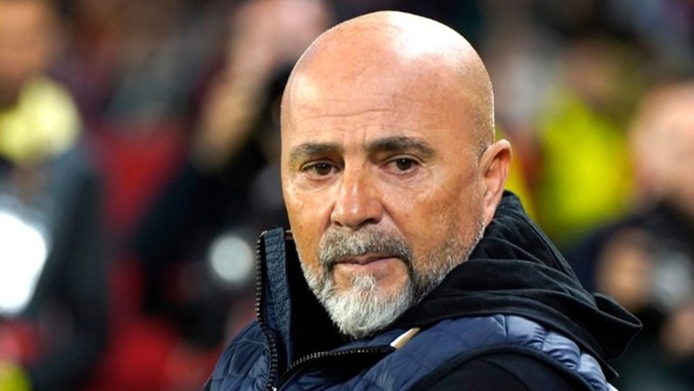 Imagen de Jorge Sampaoli en un partido de UEFA Europa League | Imagen: Sevilla FC