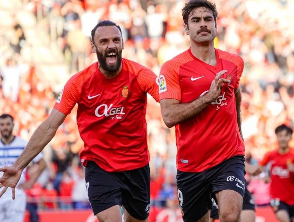 Muriqi y Abdon Prats -sobrino del ex meta bético Toni Prats- son dos de los goleadores del Mallorca.- Real Mallorca