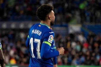 Munir, en el Getafe CF-Sevilla FC. Foto: @LaLiga