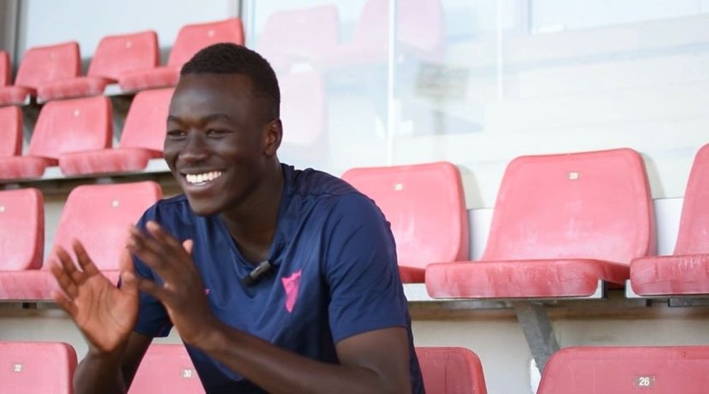 Pape Gueye, en exclusiva para BeSoccer Sevilla. Foto: Mario Míjenz y José Manuel Rodríguez