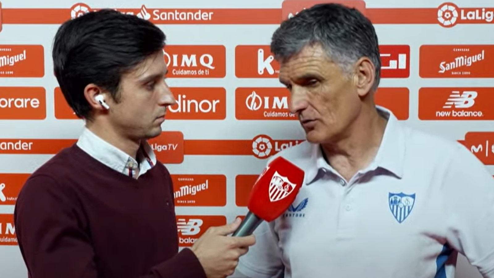 Mendilibar: “Desde Que Vinimos A Sevilla Pues Todo Nos Sonríe”