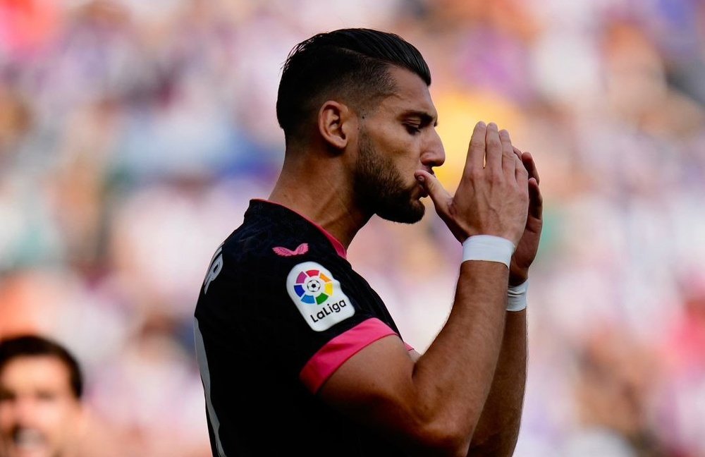 Imagen de Rafa Mir en el estadio José Zorilla | Imagen: @SevillaFC
