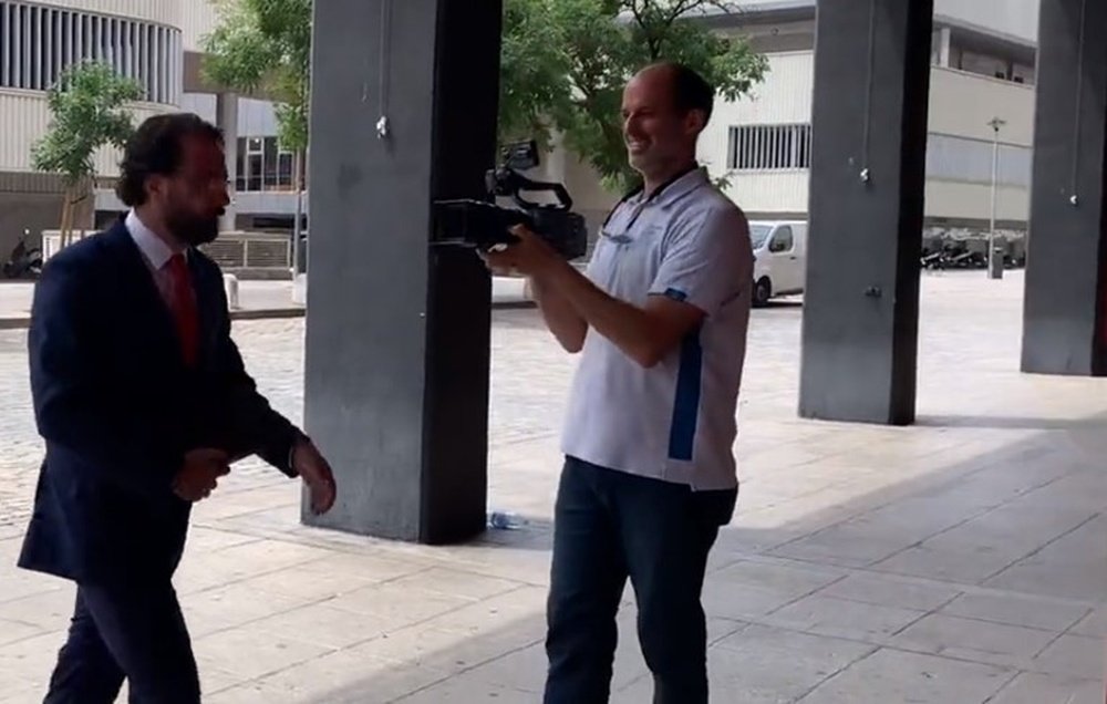 Víctor Orta acaba de llegar al Sánchez-Pizjuán para convertirse en nuevo director deportivo del Sevilla FC. Foto: José Manuel Rodríguez