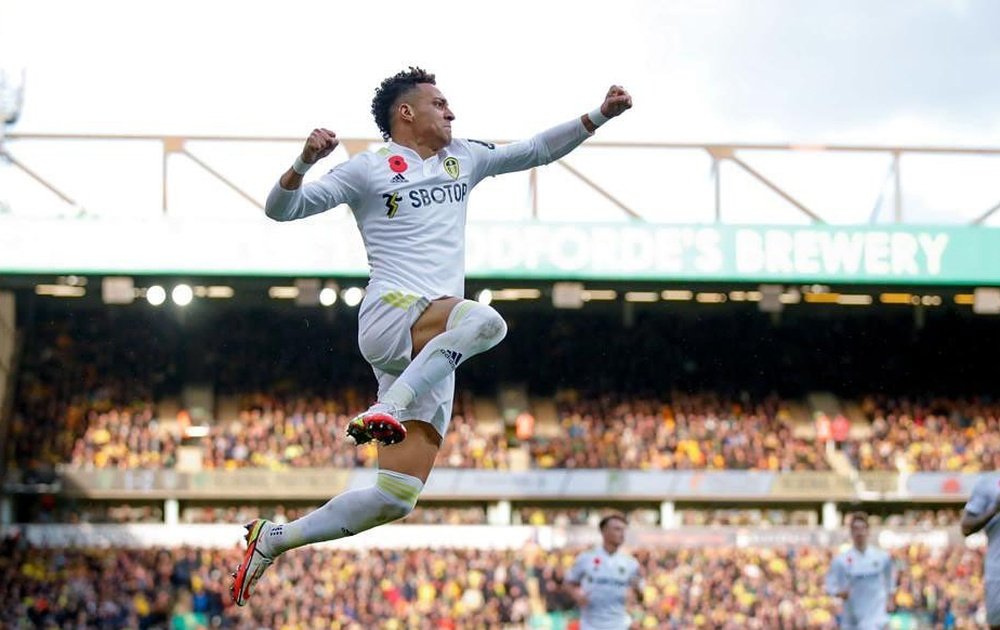 Imagen de Rodrigo Moreno celebrando un gol con el Leeds United | Imagen: @rodrigom_91
