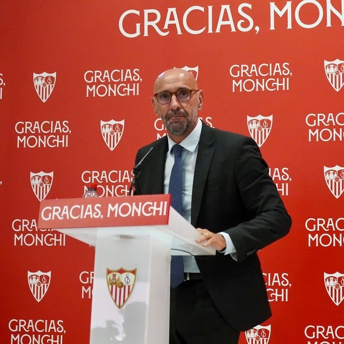 Monchi en su acto de despedida del Sevilla FC Foto: Sevilla FC