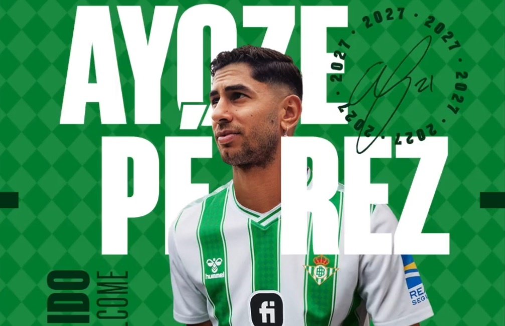 Ayoze ha firmado con el Real Betis hasta 2027.- RBB