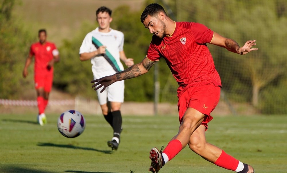 Isaac Romero, en el Córdoba CF-Sevilla FC. Foto: SFC Media