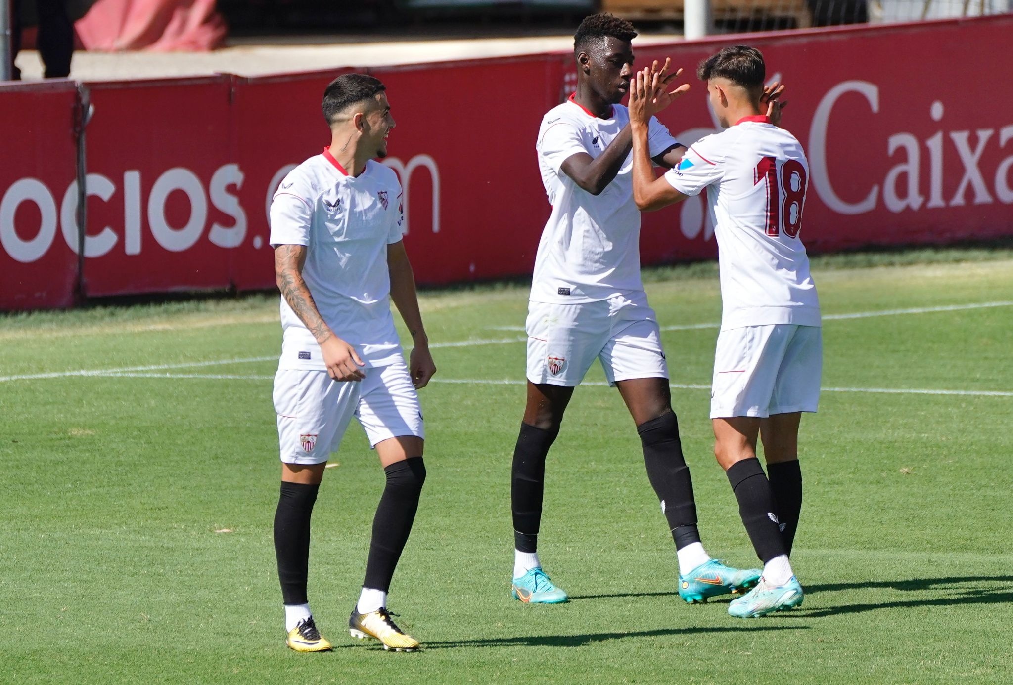 Antonio Zarzana celebrando su gol ante el Córdoba CF. Foto: SFC Media