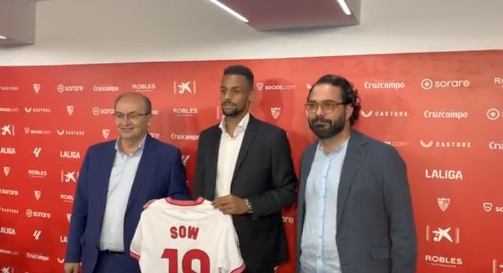 Sow, sobre el Sevilla: “Es un club con mucho carácter y eso encaja con mi personalidad”