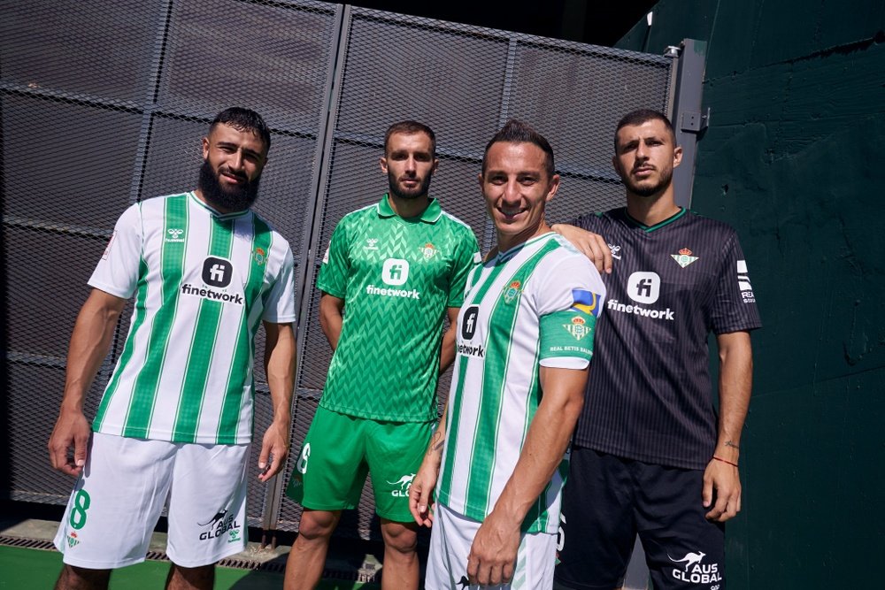 Fekir, Pezzella, Guardado y Guido serán los capitanes del Real Betis en la temporada 2023/24.- RBB