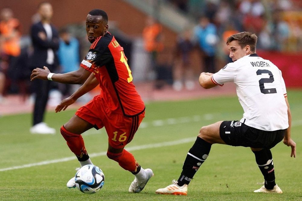 Lukebakio durante un partido con Bélgica. Foto: Instagram del jugador