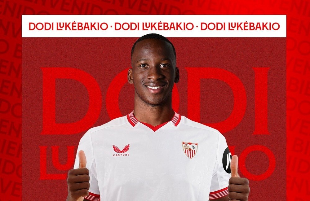 Imagen de presentación de Dodi Lukebakio   Foto: Sevilla FC