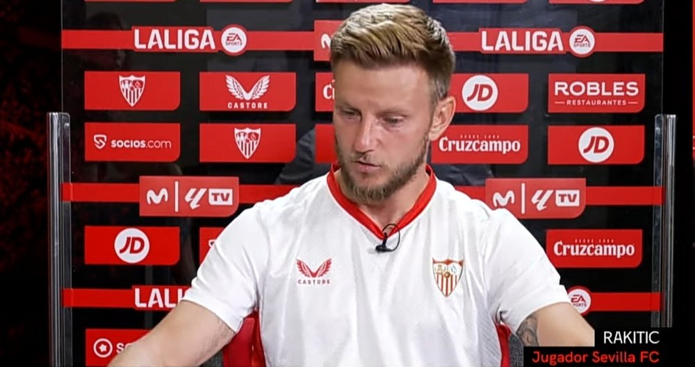 Rakitic en el postpartido frente al Girona