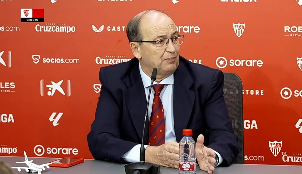 Pepe Castro en la presentación de Sergio Ramos