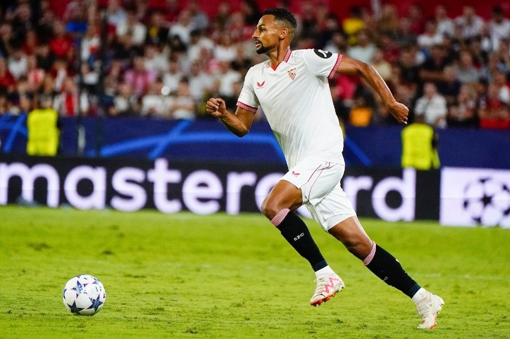 Djibril Sow durante el Sevilla FC-RC Lens. Foto: SFC Media