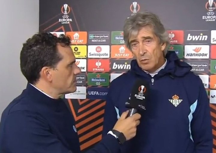 Manuel Pellegrini, tras el choque en Ibrox ante el Rangers.- Movistar Liga de Campeones