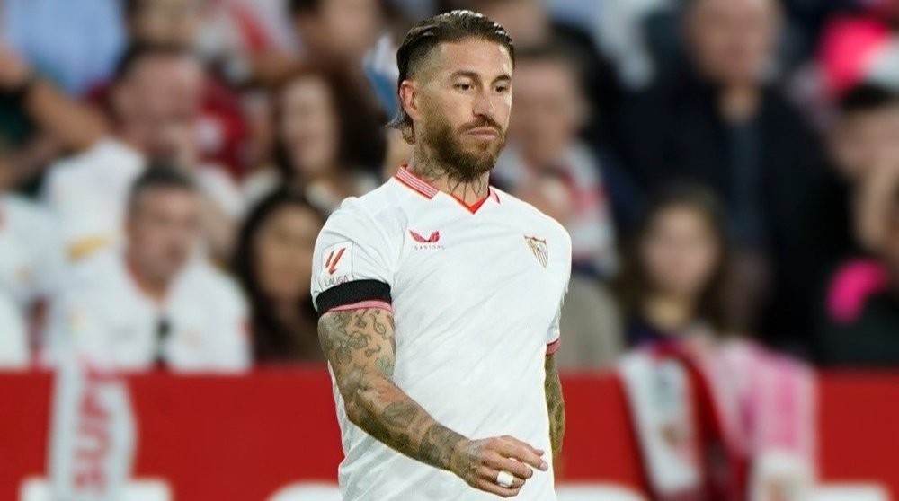 Sergio Ramos durante el Sevilla FC-Real Madrid. Foto: SFC Media