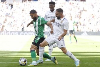 Ni Carvajal ni Fekir podrán disputar el Real Betis - Real Madrid del próximo domingo.- Efe