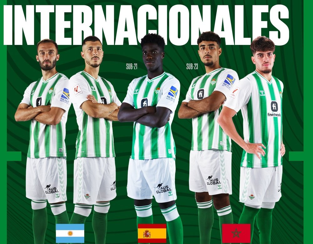 Pezzella, Guido, Assane, Chadi y Abde se van con sus selecciones.- RBB