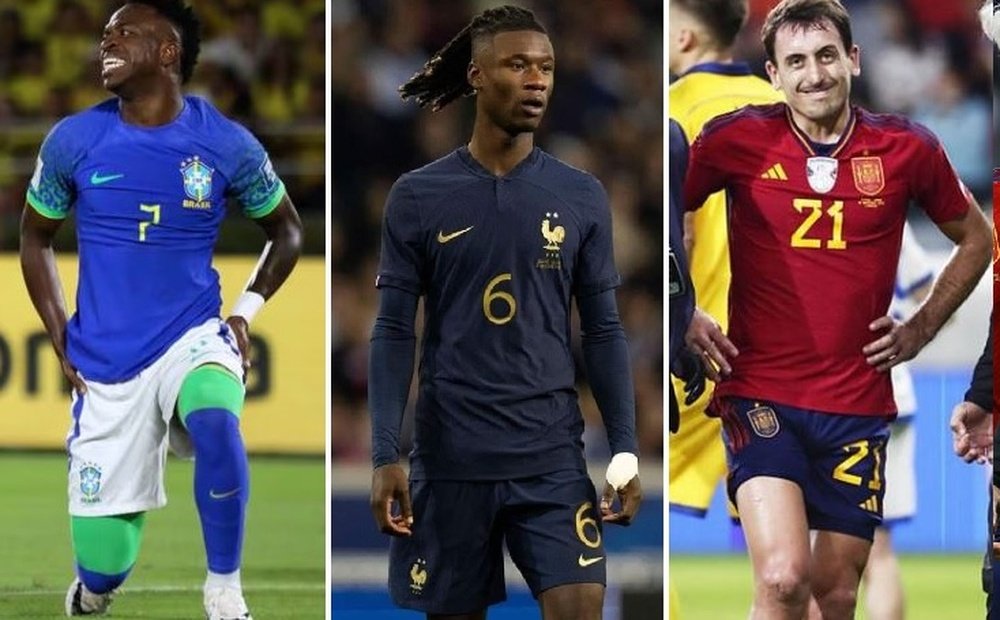 Vinicius, Camavinga y Oyarzabal se han lesionado con sus respectivas selecciones.-
