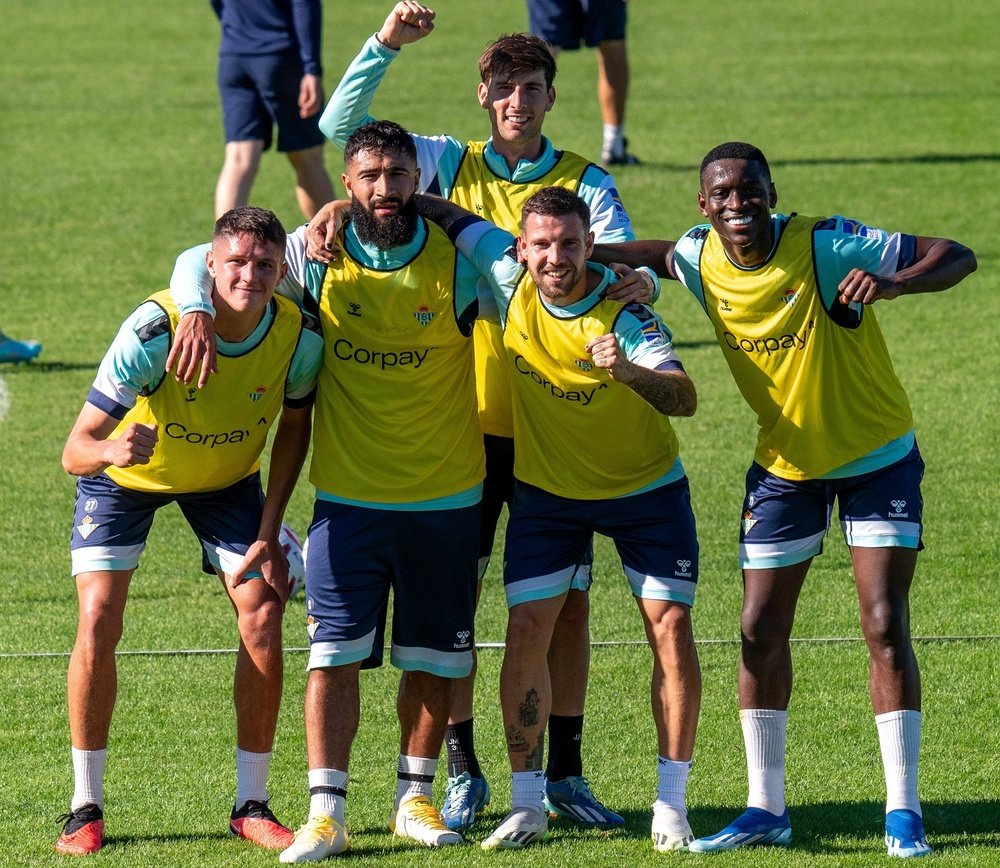 Los jugadores del Real Betis regresan este martes a los entrenamientos.- RBB