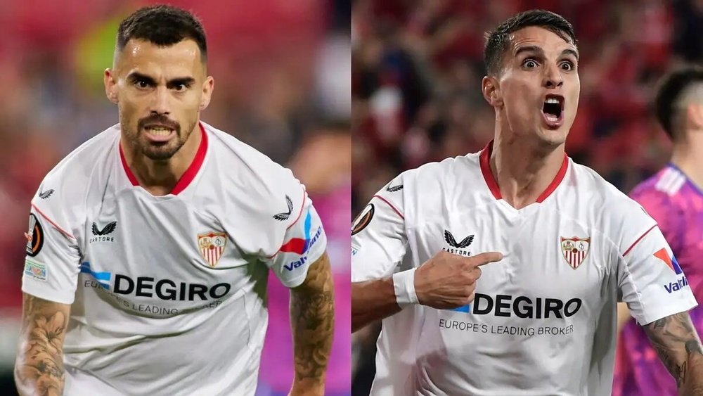 Suso y Lamela jugando con el Sevilla FC Foto: Goal