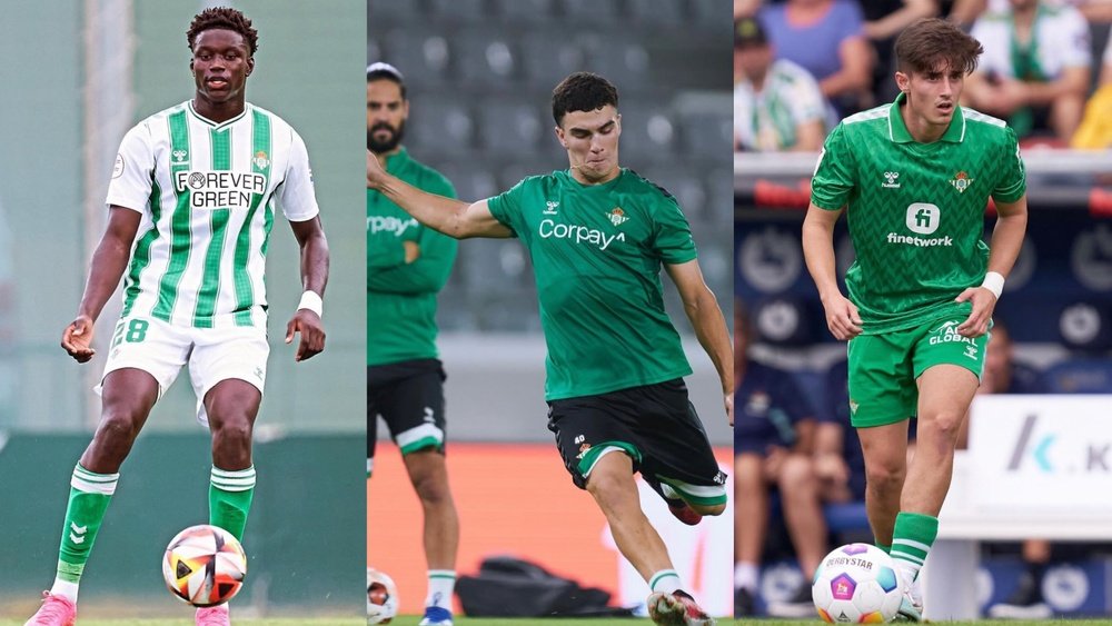 Nobel Mendy, Enrique Fernández y Ginés Sorroche entrenaron este lunes con el primer equipo. IG