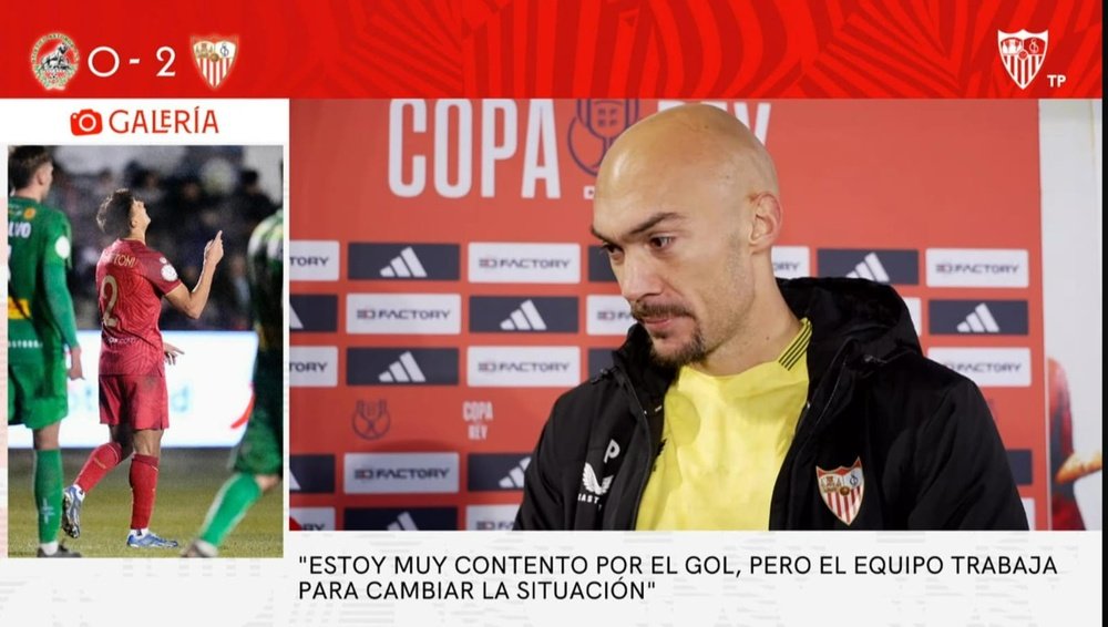 Dmitrovic en las declaraciones posteriores al partido frente al Atlético Astorga