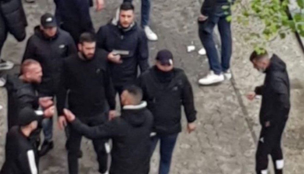 tras béticos han protagonizado diversos incidentes en sus últimas visitas a San Sebastián.-